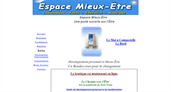 Desktop Screenshot of espace-mieux-etre.ch