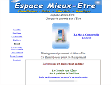 Tablet Screenshot of espace-mieux-etre.ch